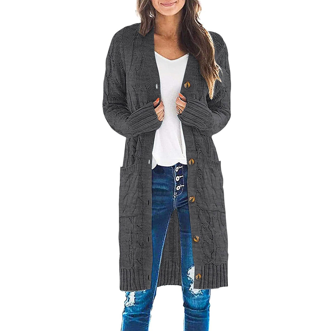 Ladies' knitted cardigan with pockets – Noelle