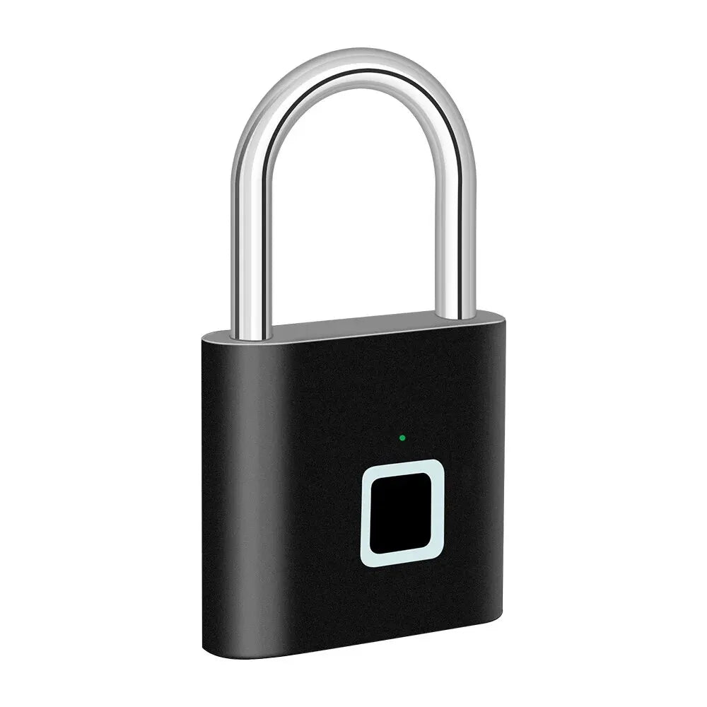 Smart Fingerprint Padlock with USB Charging & Waterproof Design – Titan
