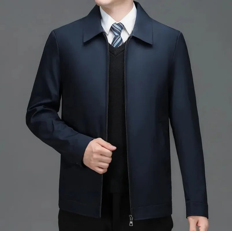 Padded men's winter jacket made of polyester – Arvid