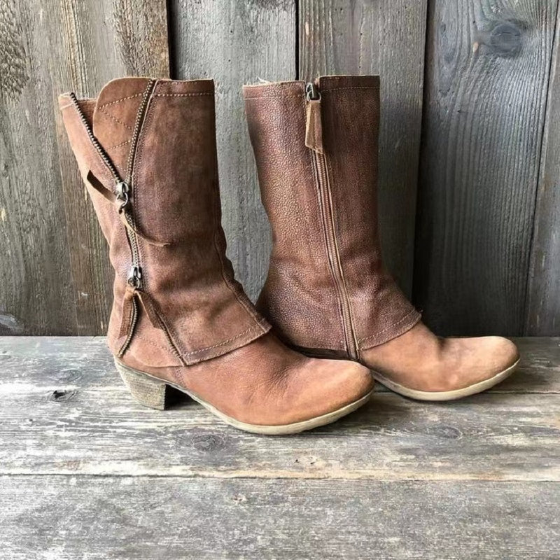 Ladies' Leather Autumn Boots – Sigrid