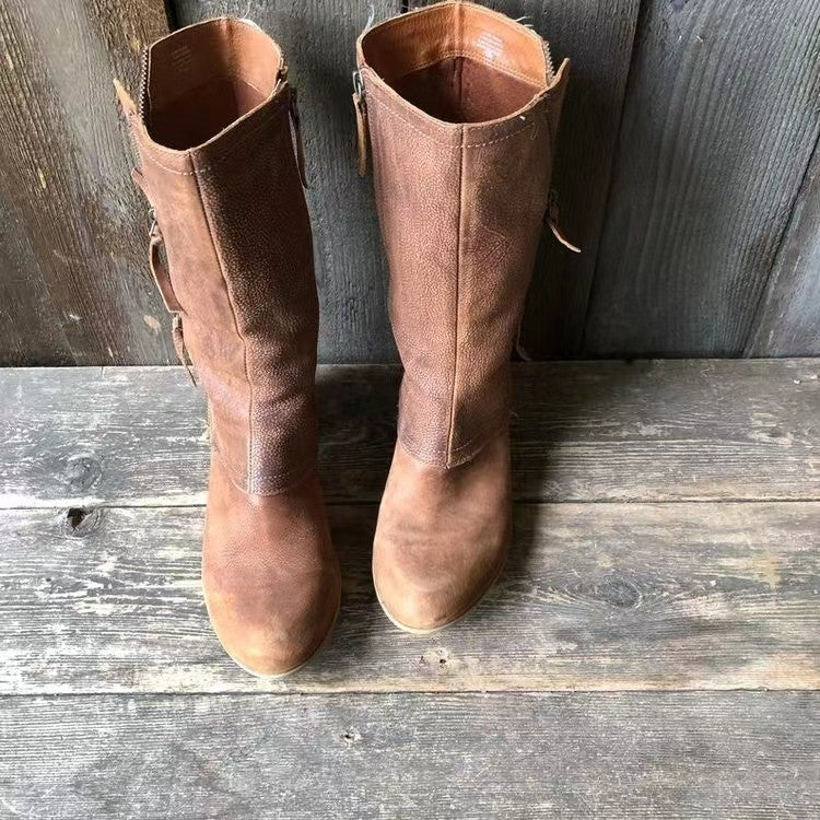 Ladies' Leather Autumn Boots – Sigrid