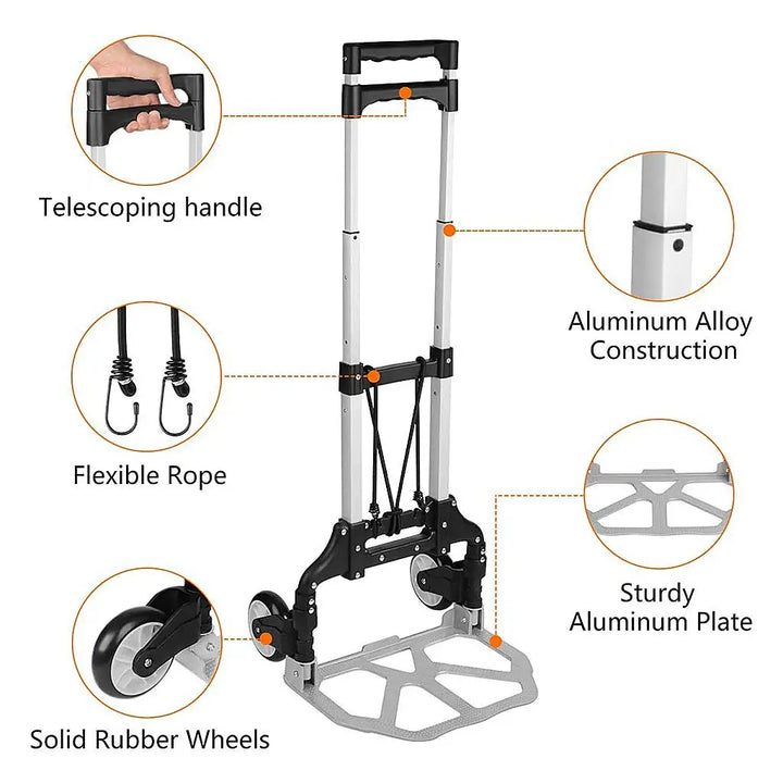 Folding Hand Truck Trolley – CargoMax