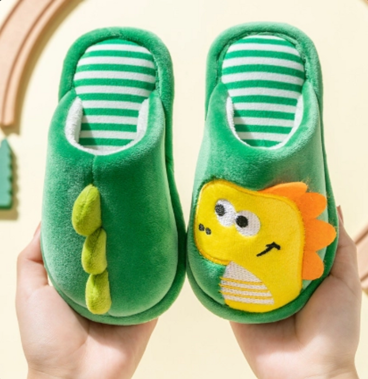 Kids Slippers with Dino Design – RoarySteps