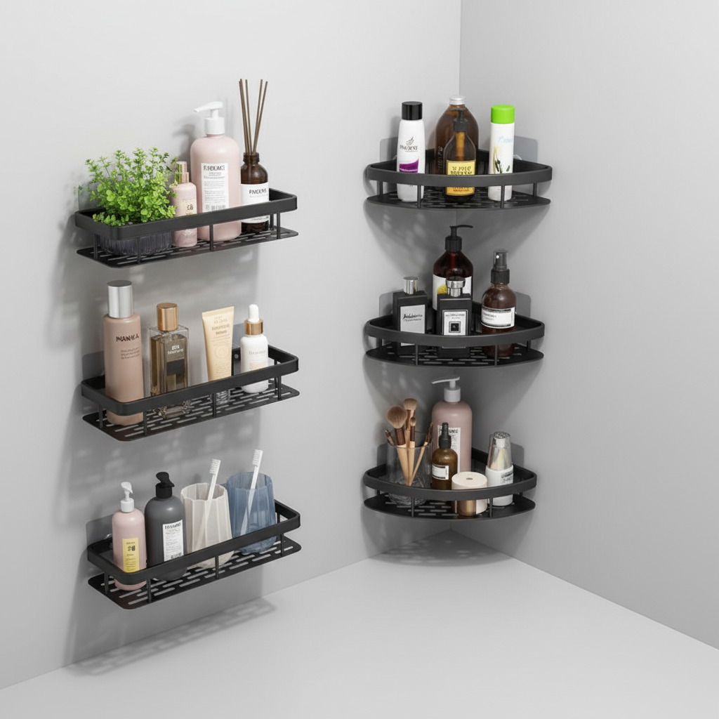 Selbstklebendes Badezimmerregal - Bathify