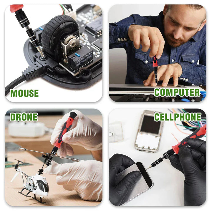 115-in-1 Precision Screwdriver Set with Magnetic Repair Tools – ProFix