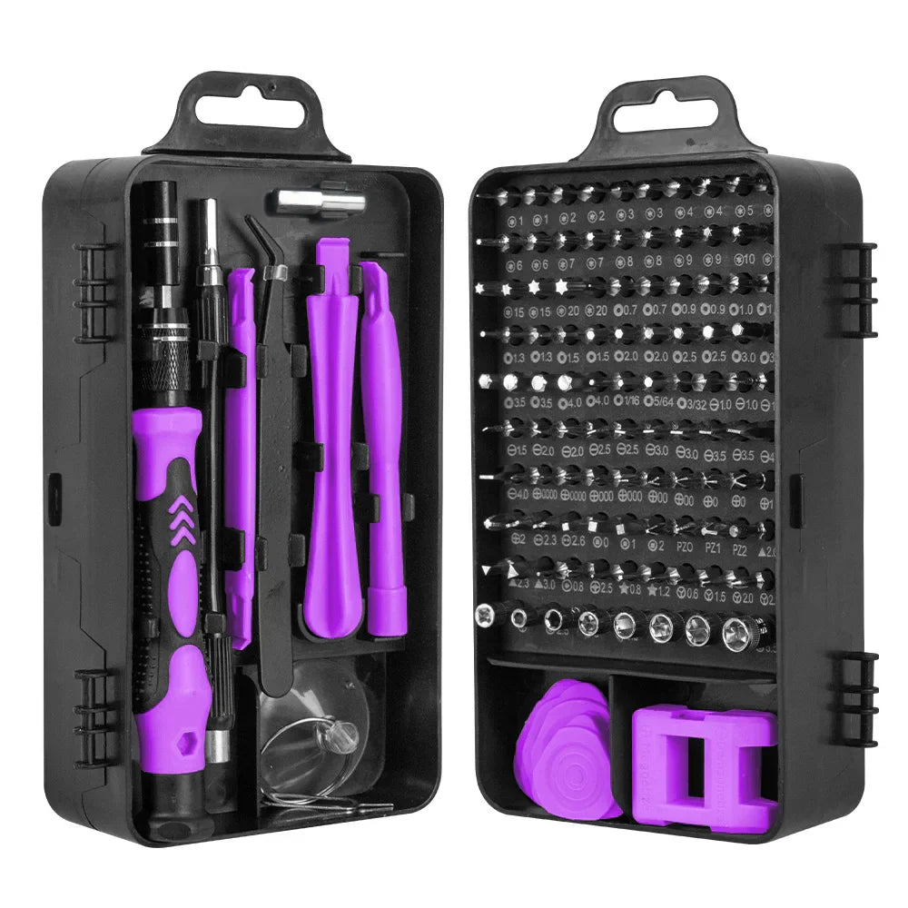 115-in-1 Precision Screwdriver Set with Magnetic Repair Tools – ProFix