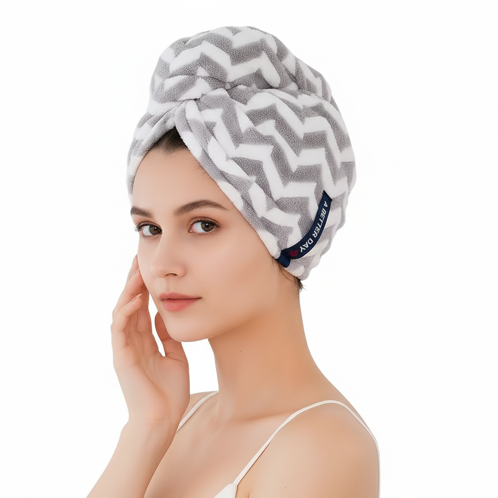 Übergröße Turban Handtuch - StripeTowel