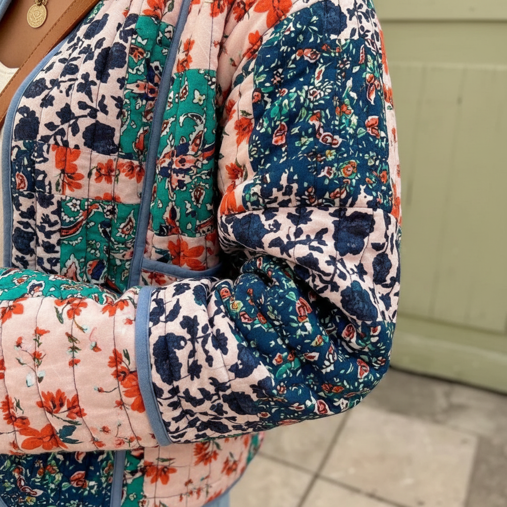 Wendbare Patchwork-Jacke - Theresa