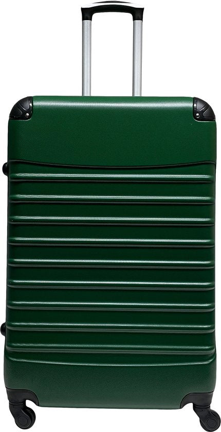 ABS hard shell suitcase – Siena-Dark green-XS (26 L)-Nora Luxe