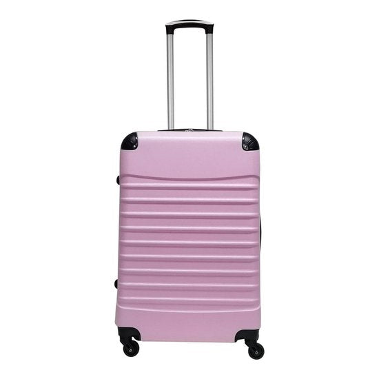 ABS hard shell suitcase – Siena-Pink-XS (26 L)-Nora Luxe