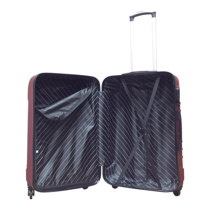 ABS hard shell suitcase – Siena-Silver-XS (26 L)-Nora Luxe