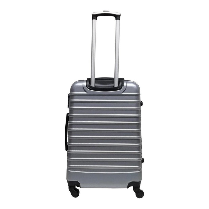 ABS hard shell suitcase – Siena-Silver-XS (26 L)-Nora Luxe
