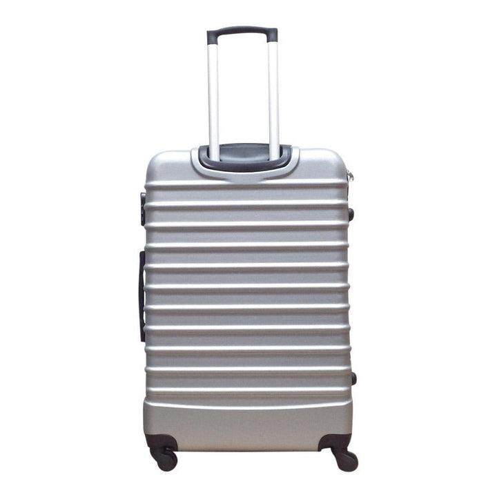 ABS hard shell suitcase – Siena-Silver-XS (26 L)-Nora Luxe