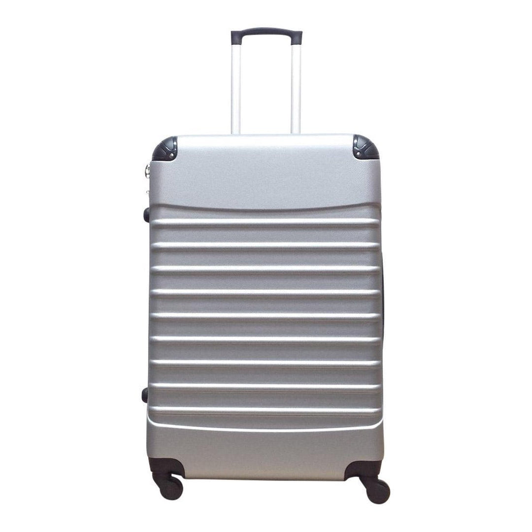 ABS hard shell suitcase – Siena-Silver-XS (26 L)-Nora Luxe