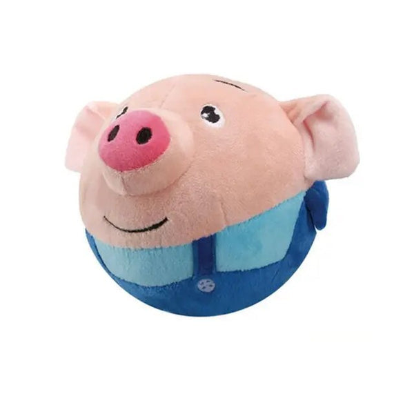 Active Moving Dog Toy - Rover-Blue Pig-Nora Luxe