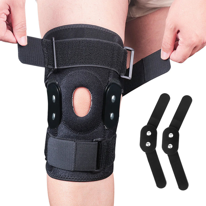 Adjustable Knee Brace with Hinge - FlexiSupport-M-1 piece-Nora Luxe