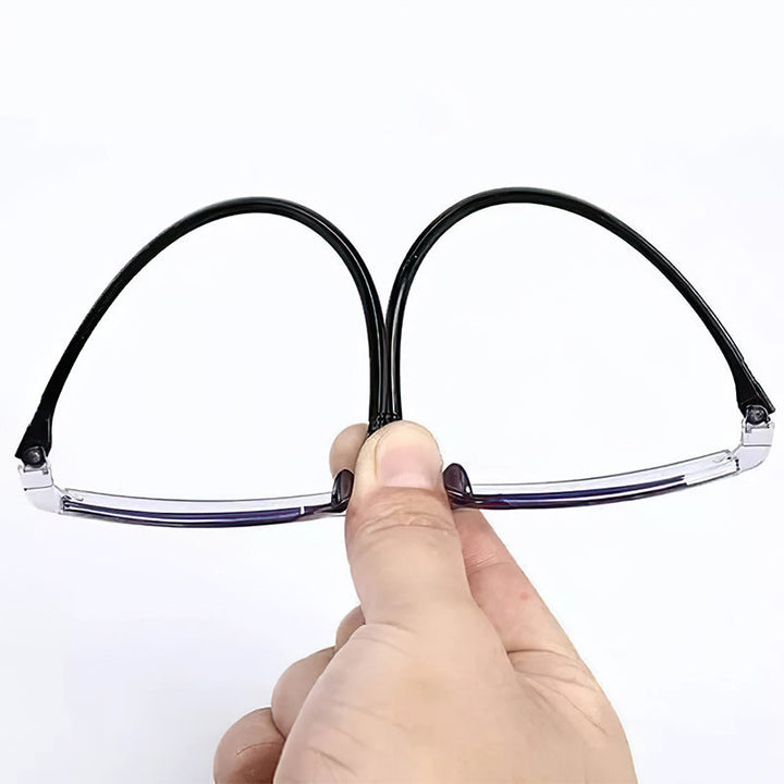 Advanced Anti-Blue Light Multifocal Reading Glasses - SapphireView-Gold-'+1.00/ 40-45 YEARS'-Nora Luxe