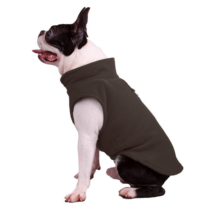 All-Season Dog Jacket - ArcticFleece-Brown-S-Nora Luxe