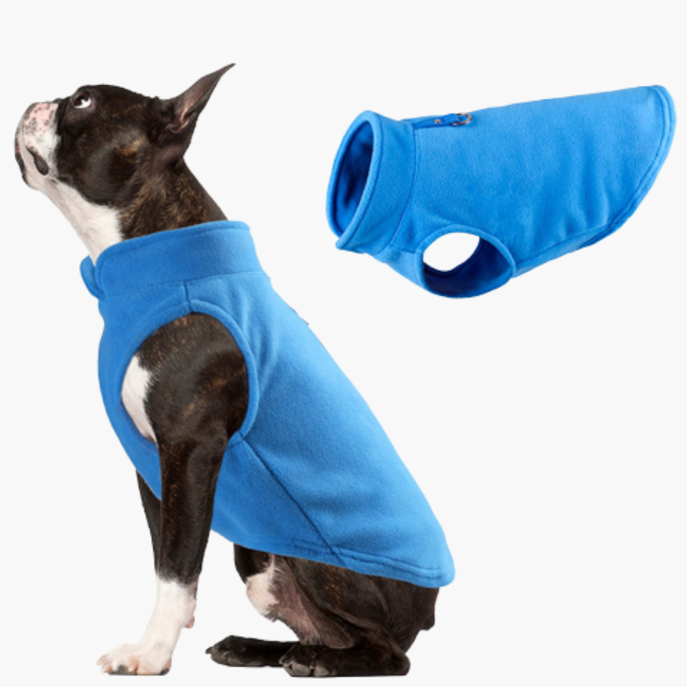 All-Season Dog Jacket - ArcticFleece-Gray-S-Nora Luxe