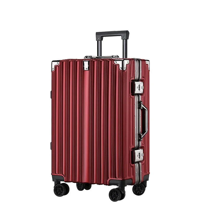 Aluminum frame hard-shell case – Reykjavik-Red-S (40 L)-Nora Luxe