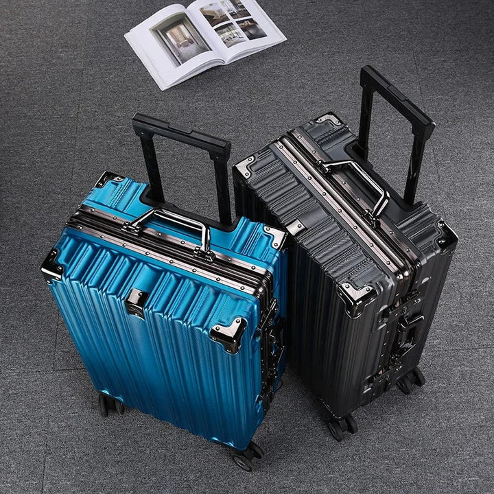 Aluminum frame hard-shell case – Reykjavik-Red-S (40 L)-Nora Luxe