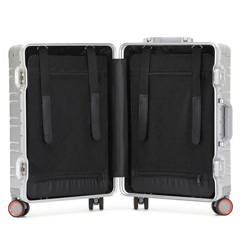 Aluminum-Magnesium Case – Vienna Voyager-Black-S (37 L)-Nora Luxe