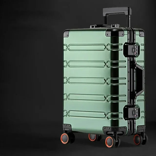 Aluminum-Magnesium Case – Vienna Voyager-Green-S (37 L)-Nora Luxe