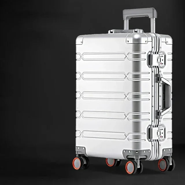 Aluminum-Magnesium Case – Vienna Voyager-Silver-S (37 L)-Nora Luxe