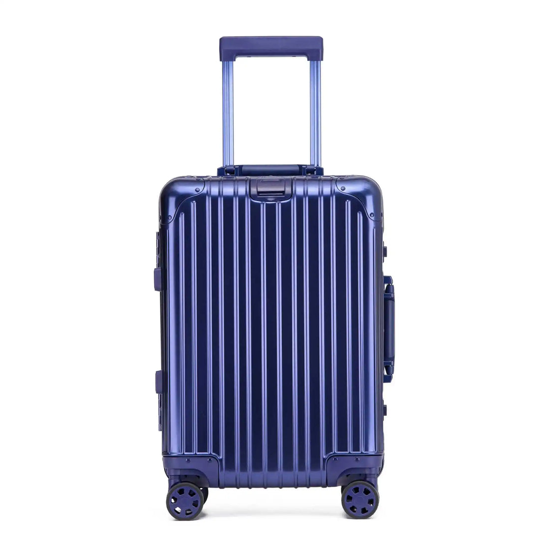 Aluminum-Magnesium hard shell case – Tirana-Blue-S (52 L)-Nora Luxe