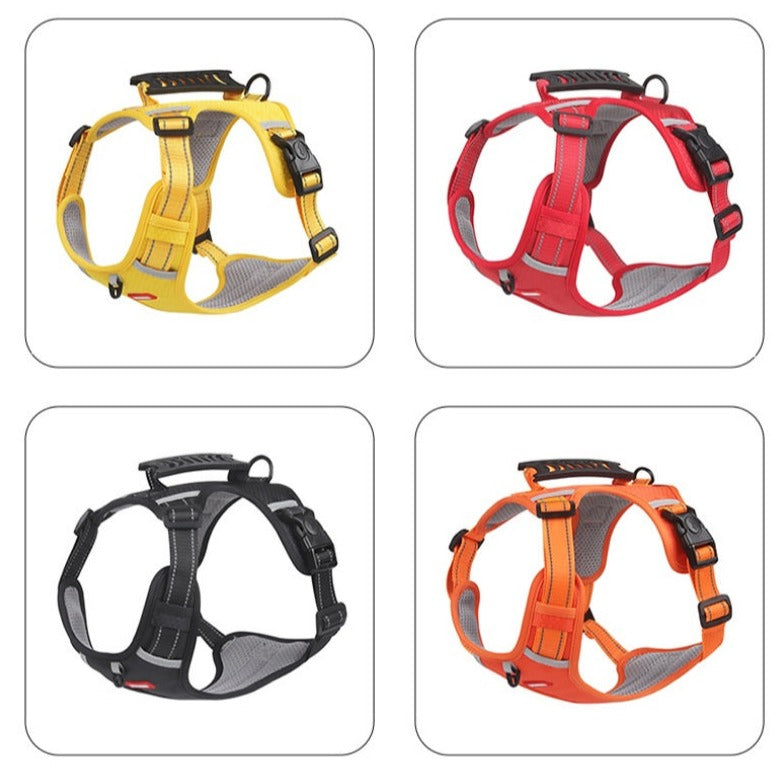 Anti-Trek Dog Harness - FlexiFit-Yellow-XS (5.51 - 11.02 lbs)-Nora Luxe