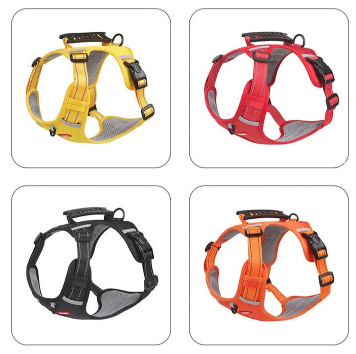 Anti-Trek Dog Harness - FlexiFit-Yellow-XS (5.51 - 11.02 lbs)-Nora Luxe