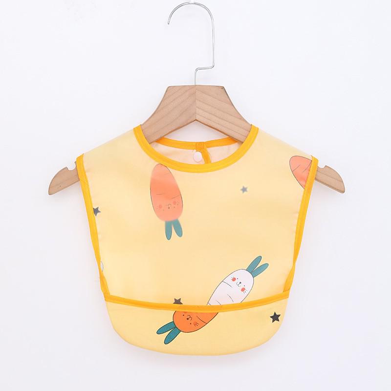 Baby apron with pockets for art and food-E-0-3 years old-Nora Luxe
