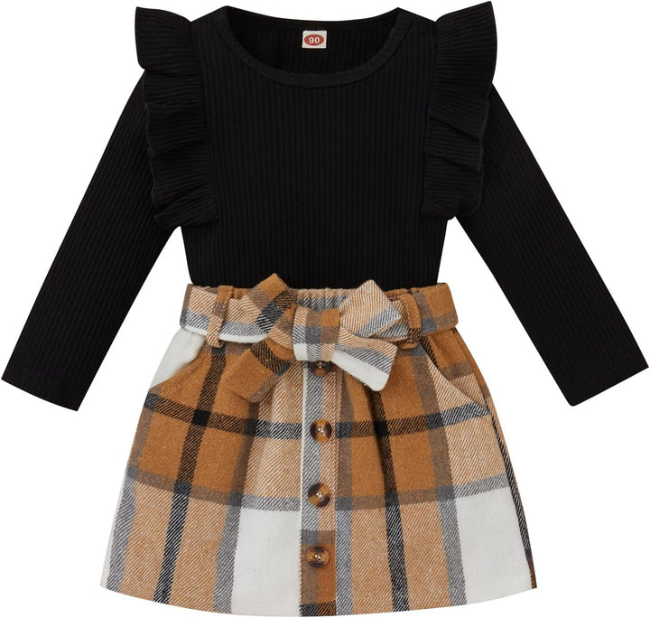 Baby Winterset – Knitted Turtleneck and Dress Set-A-6-12 Months-Nora Luxe