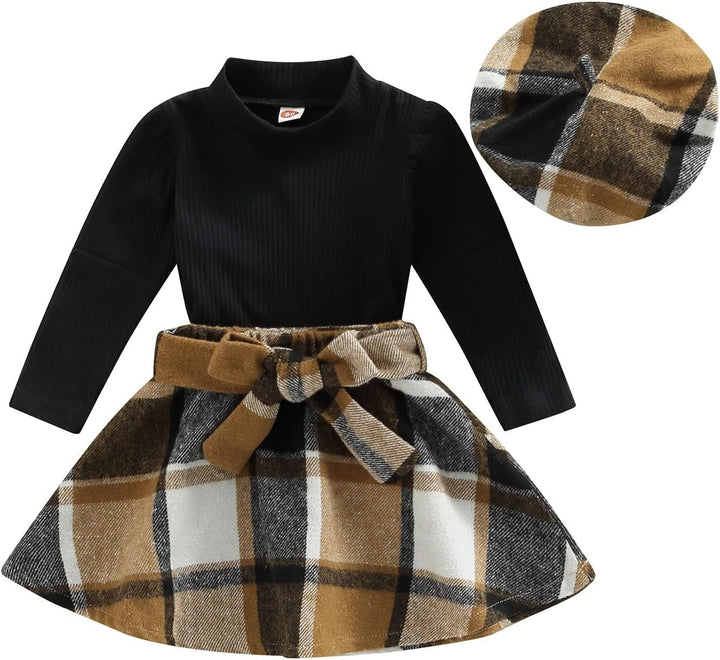 Baby Winterset – Knitted Turtleneck and Dress Set-A-6-12 Months-Nora Luxe