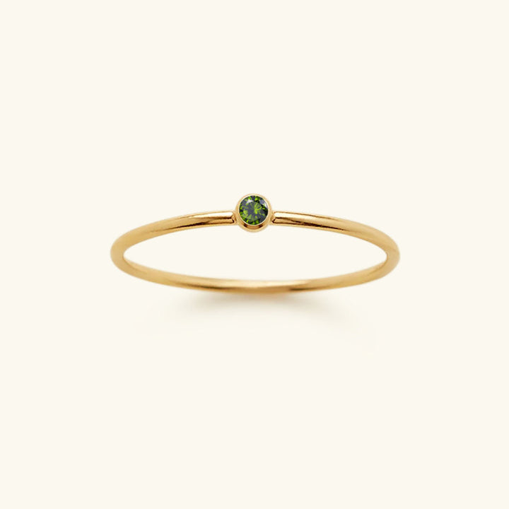 Birthstone Ring - Celestia-1.93 in-August - Peridot-Nora Luxe