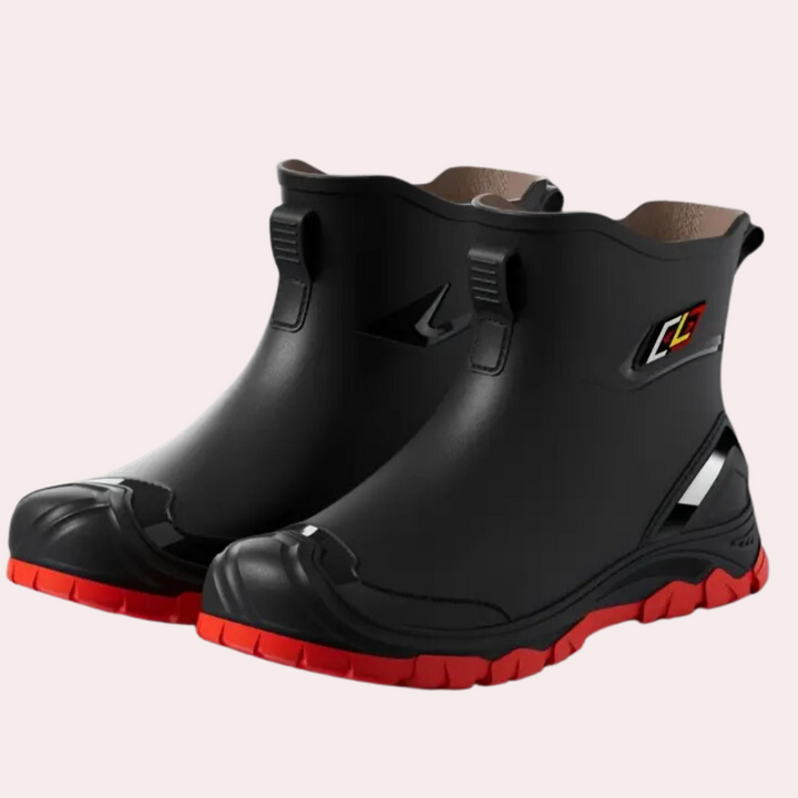 Black Winter Boots for Men with Strong Grip - Felix-6.5-Nora Luxe