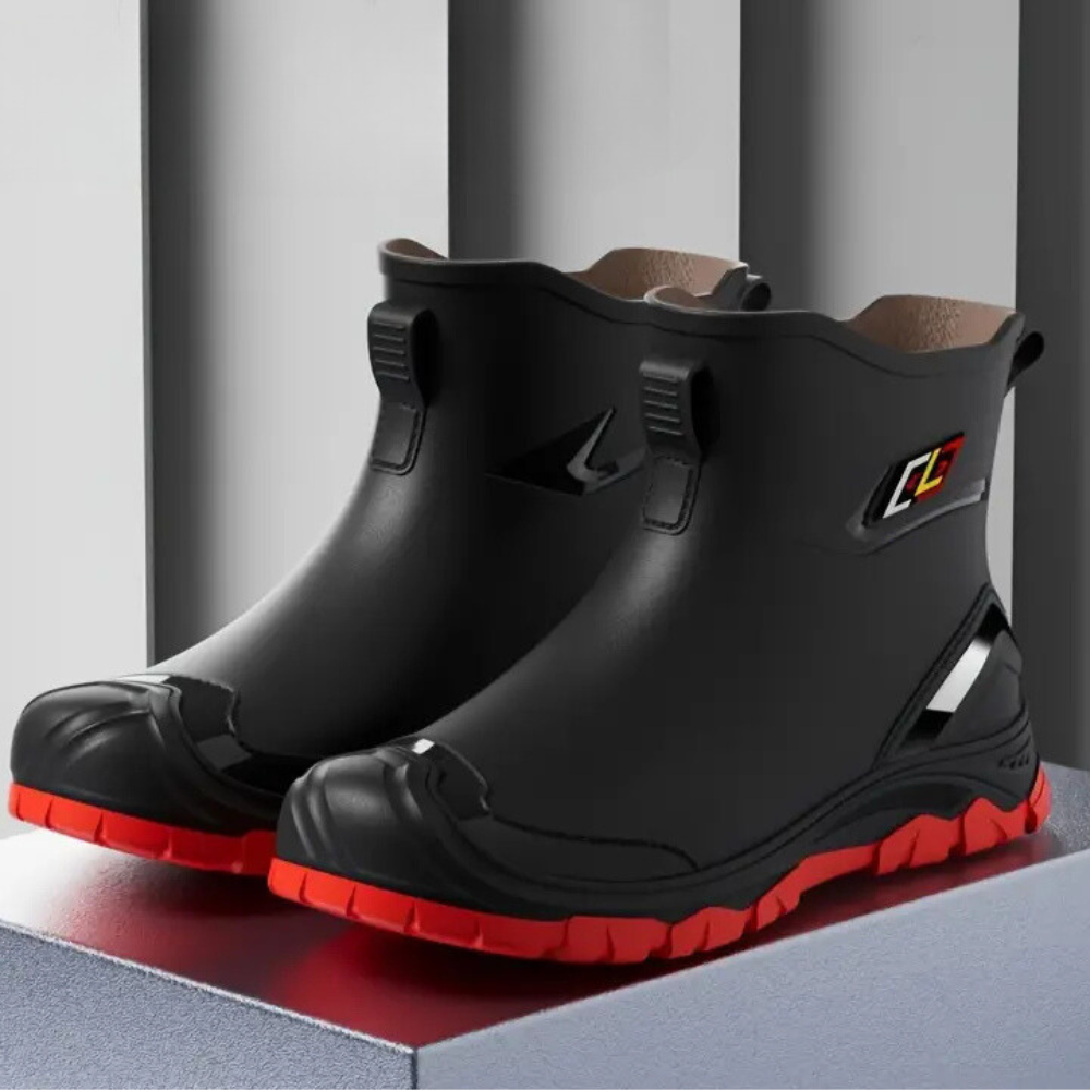 Black Winter Boots for Men with Strong Grip - Felix-6.5-Nora Luxe