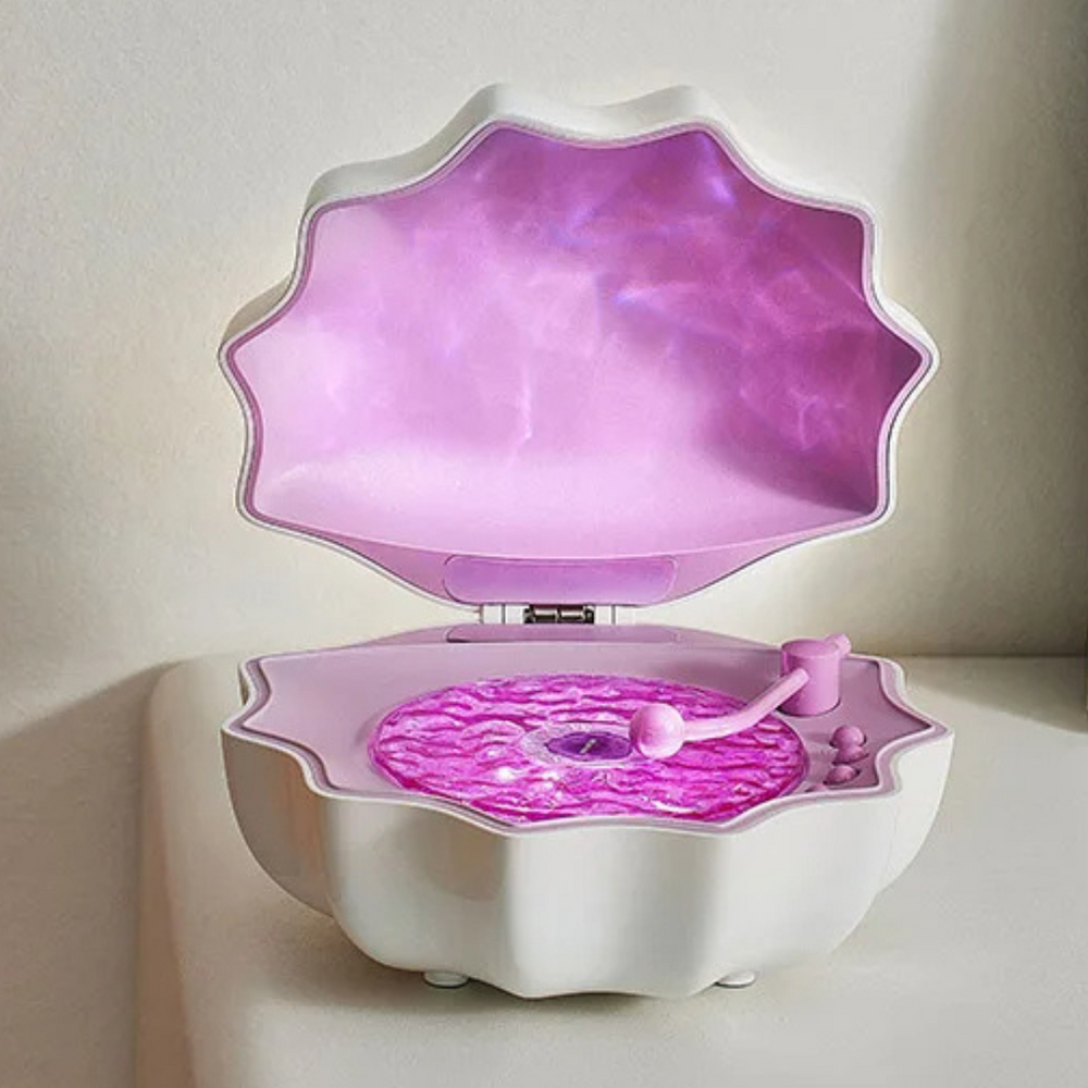 Bluetooth Speaker with Illuminated Wave Plate - WaveGlow-Pink-The Livary