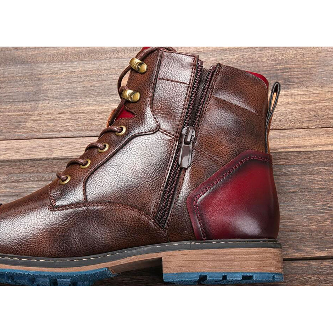 Brown Men's Oxford Boots – Jules-8-The Livary
