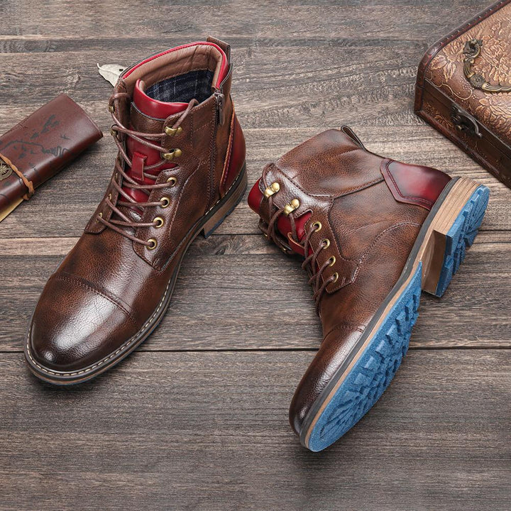 Brown Men's Oxford Boots – Jules-8-The Livary