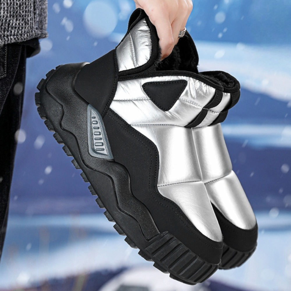Buckle Winter Boots for Men - NordicTrail-Black-6.5-Nora Luxe