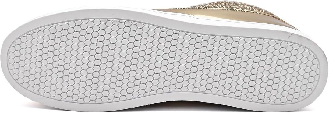 Casual Glitter Sneakers - NeonFlash-Black-5.5-Nora Luxe