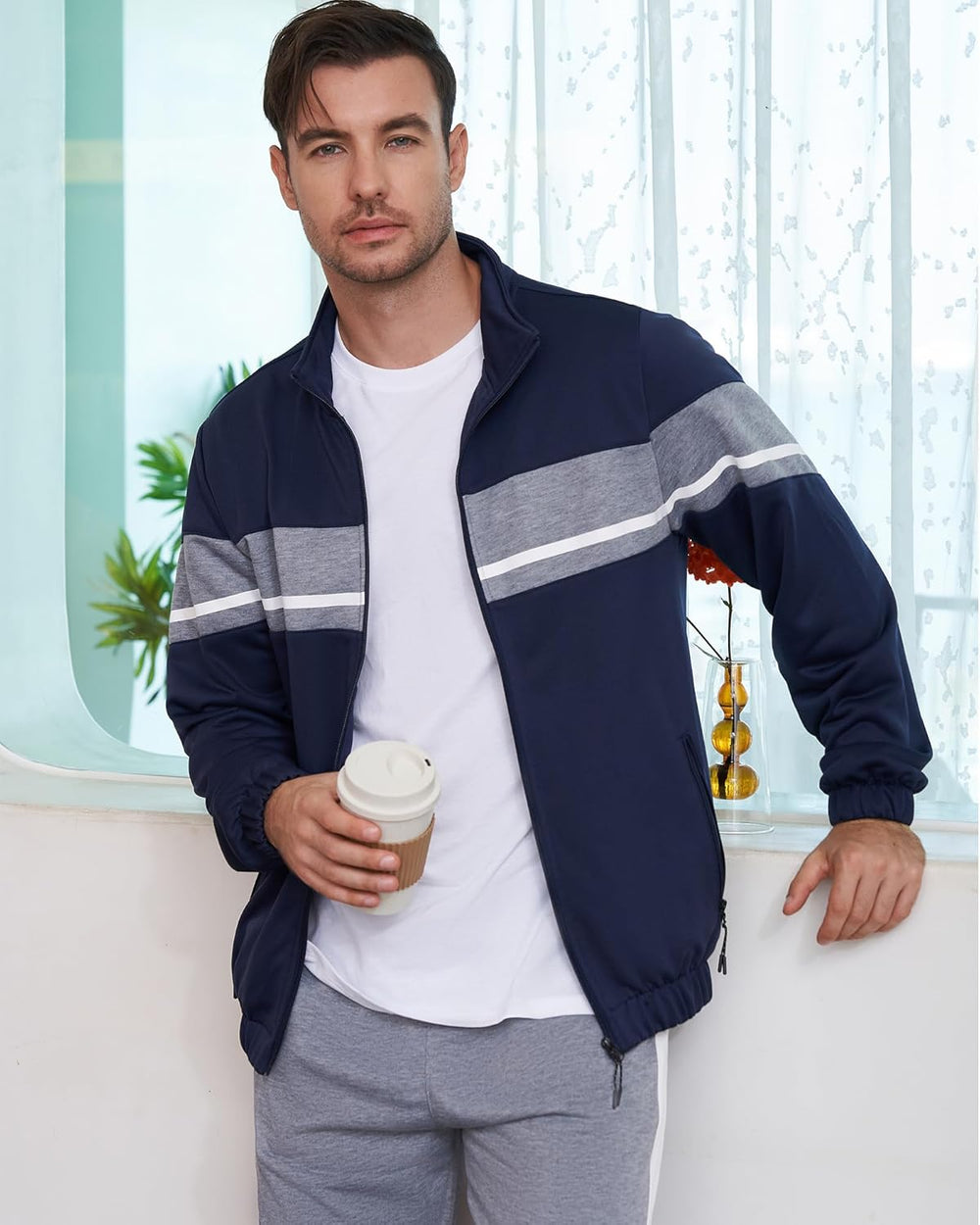 Casual Men's Tracksuit - Ryan-Black-S-Nora Luxe