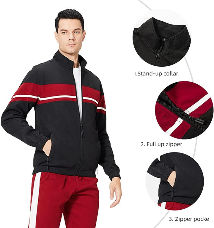 Casual Men's Tracksuit - Ryan-Black-S-Nora Luxe