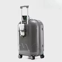 Child's suitcase with safety lock – Sevilla-Gray-S (52 L)-Nora Luxe