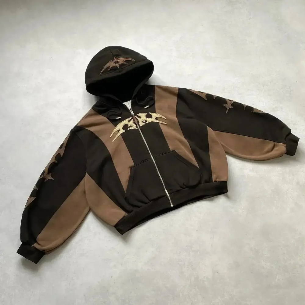Classic Ladies Hoodie - Noa-Black Brown-XS-Nora Luxe