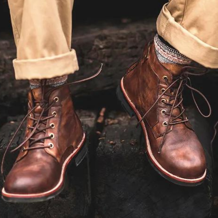 Classic Men's Boots with Ultimate Comfort - Cassian-Brown-6-Nora Luxe
