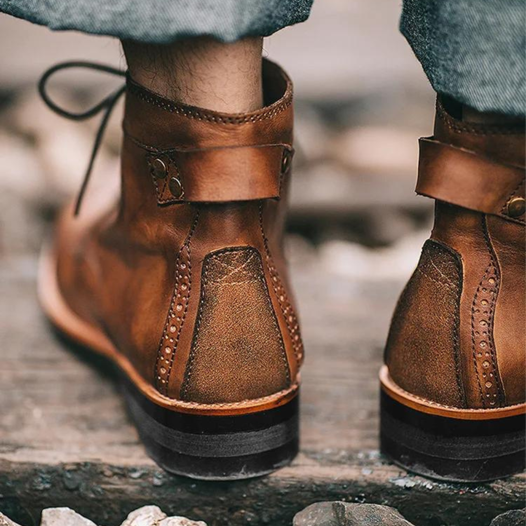 Classic Men's Boots with Ultimate Comfort - Cassian-Brown-6-Nora Luxe