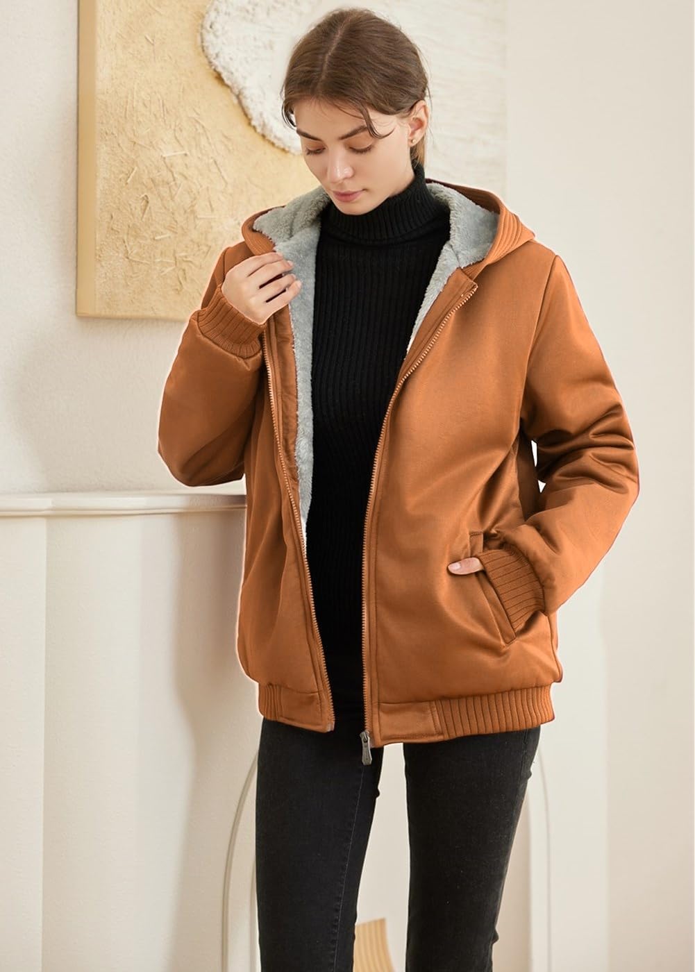 Comfortable Ladies Winter Fleece Vest - Gemma-Black-S-Nora Luxe