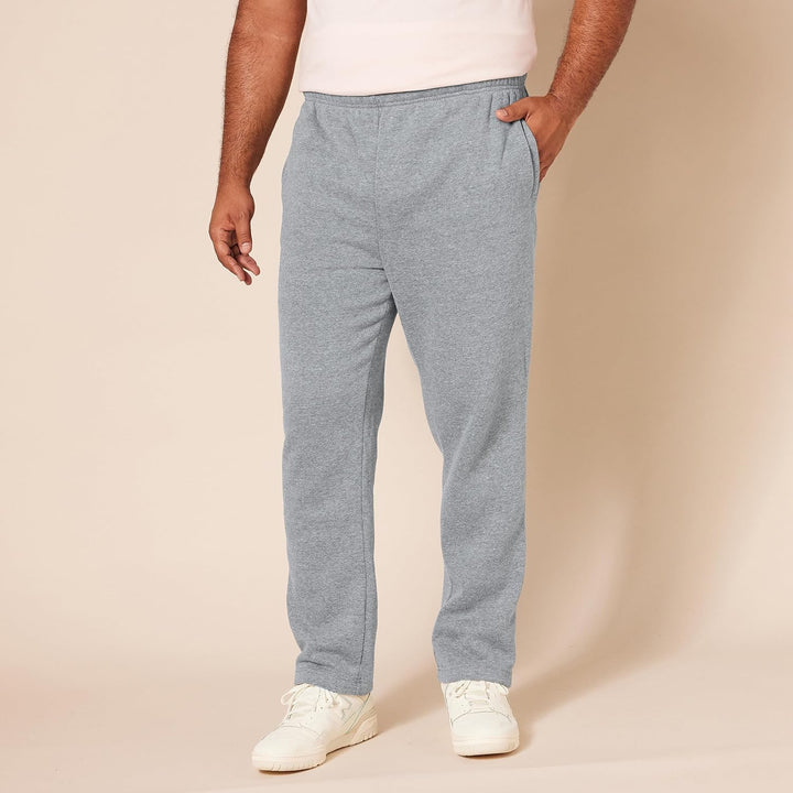 Comfortable Men's Fleece Sweatpants - Luca-Black-S-Nora Luxe